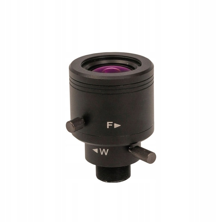 OBIEKTYW MINI M12 REGULOWANY ZOOM OGNISKOWA 4-9 mm