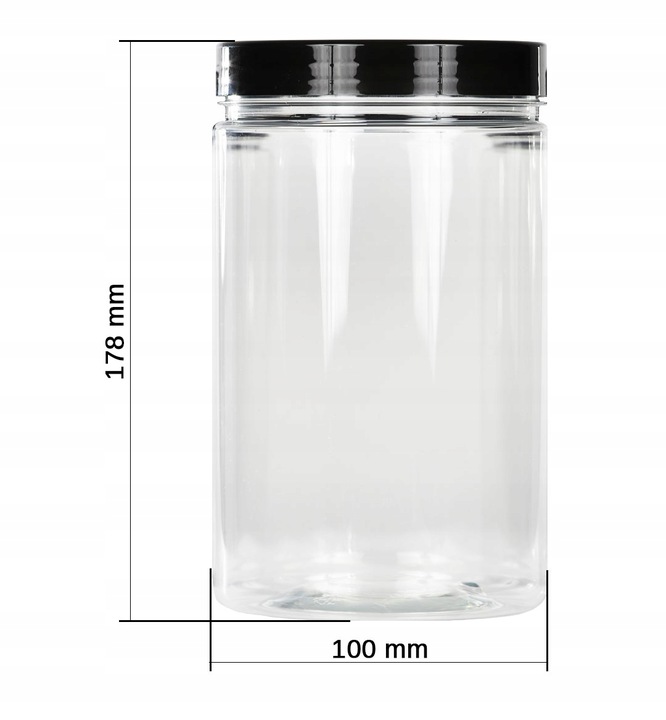 Słoiki POJEMNIKI na przyprawy makaron 500+1250+ 1500 ml 14 szt MEGA