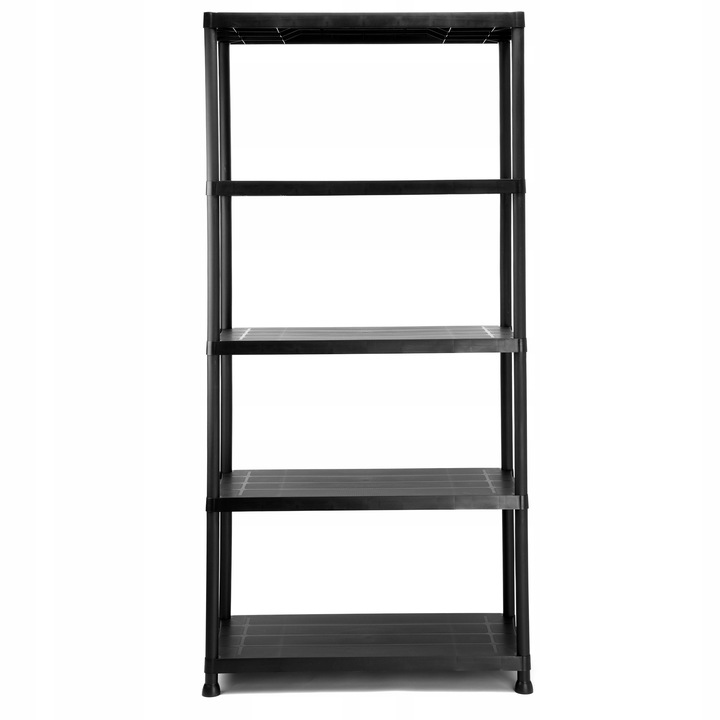 REGAŁ MAGAZYNOWY PLASTIKOWY DO GARAŻU PIWNICY SPIŻARNI MOCNY 5 PÓŁEK