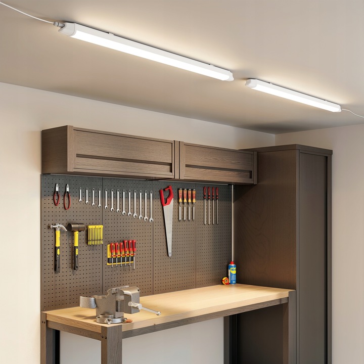 Lampa LED Oprawa Hermetyczna 120cm 40W 6400lm Do Garażu Warsztatu GW3L