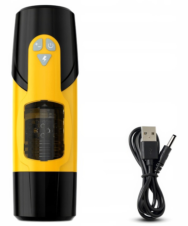 AUTOMATYCZNY MASTURBATOR MĘSKI RUCH POSUWISTY I OBROTOWY INTYMNE SPEŁNIENIE