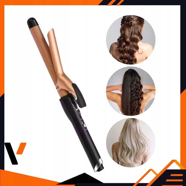 LOKÓWKA DO KRĘCENIA WŁOSÓW REGULACJA TEMPERATURY EFEKT LOKÓW HOLLYWOOD