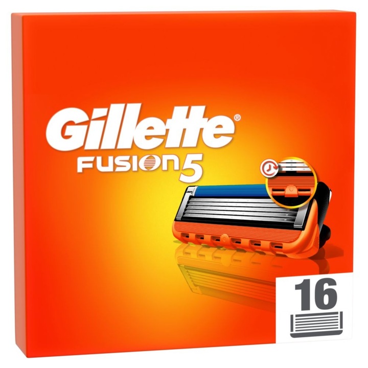 Gillette Fusion5 Wkłady do maszynki do golenia dla mężczyzn, 16 sztuk