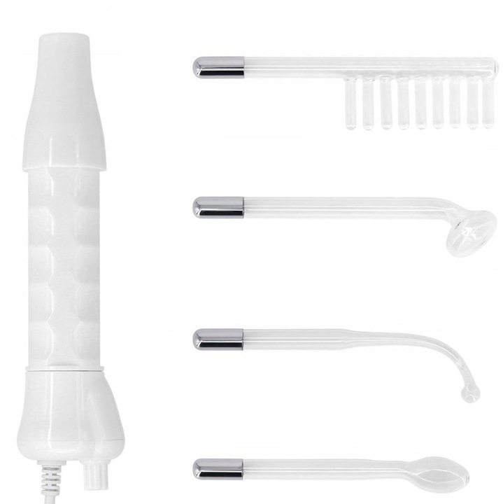 URZĄDZENIE Darsonval Derma Wand PRO LZ006A 4 ELEKTRODY OZON MIKROPRĄDY