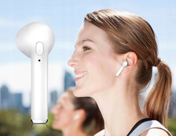 Słuchawki bezprzewodowe TWS i500 do iOS Android Bieganie Mikrofon