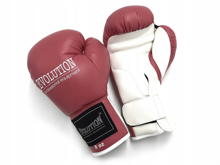 RĘKAWICE BOKSERSKIE EVOLUTION BASIC 6 OZ różowe
