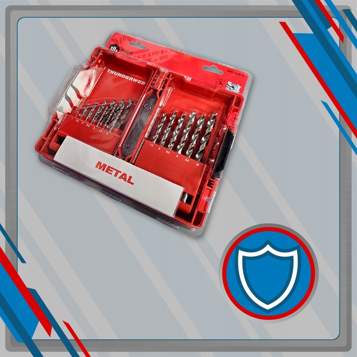 Wiertła do metalu zestaw wierteł hss-g mm wiertło 19 szt komplet Milwaukee