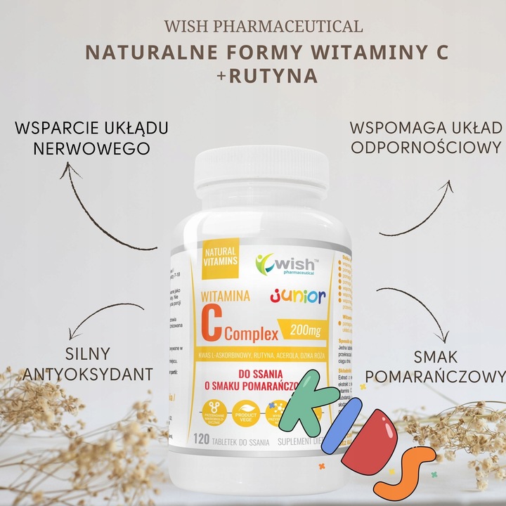 NATURALNA WITAMINA C RUTYNA DLA DZIECI DO SSANIA