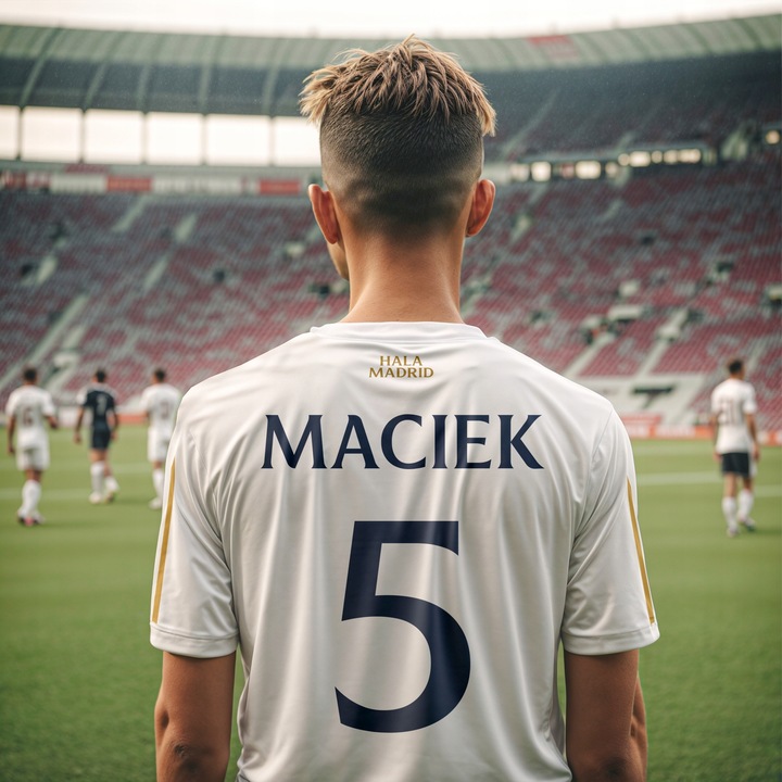 RONALDO strój piłkarski dla dzieci z nadrukiem Strój Madryt