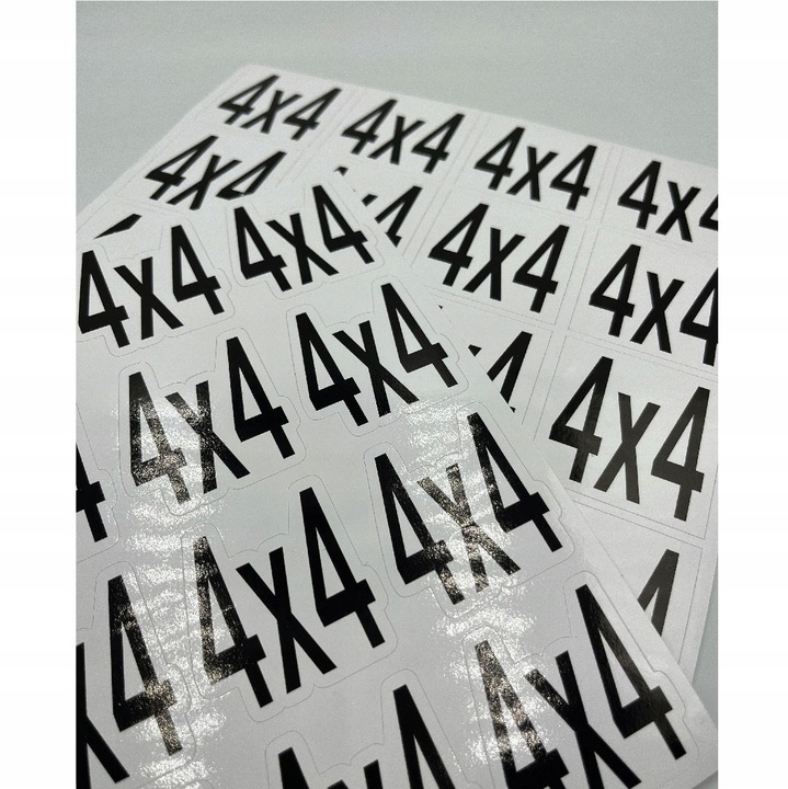 Naklejki z logo własnym nadrukiem WODOODPORNE