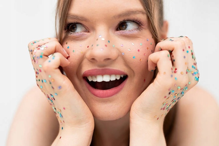 BROKAT DO ZDOBIENIA TWARZY I CIAŁA MULTIKOLOR 3G