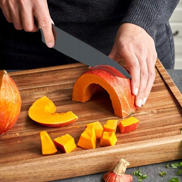 KOMPLET ZESTAW 4 NOŻY KUCHENNYCH + OBIERACZKA NOŻE KUCHENNE BARDZO OSTRE