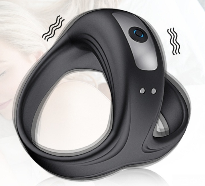 WIBRUJĄCY PIERŚCIEŃ RING NA PENISA I JĄDRA 10 FUNKCJI WIBRACJI COCK RING