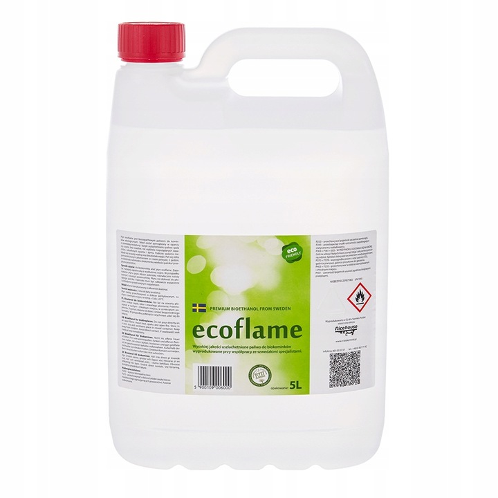 Ecoflame 5L biopaliwo II generacji. Biokominek
