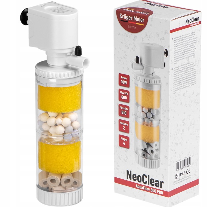 KRUGER MEIER NEOCLEAR 800 FILTR ENERGOOSZCZĘDNY CICHA PRACA 40-80L 800L/H