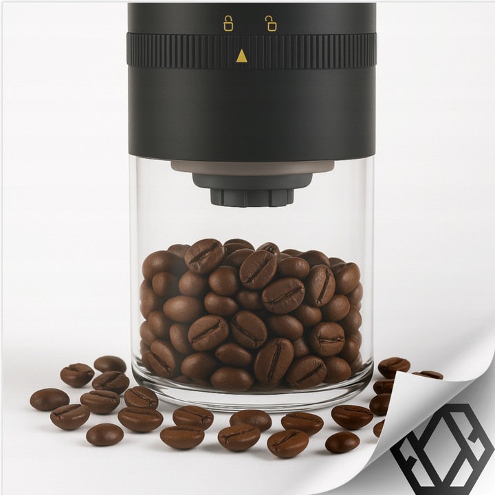 MINI ELEKTRYCZNY MŁYNEK DO MIELENIA KAWY PRZYPRAW PRZENOŚNY WYDAJNY