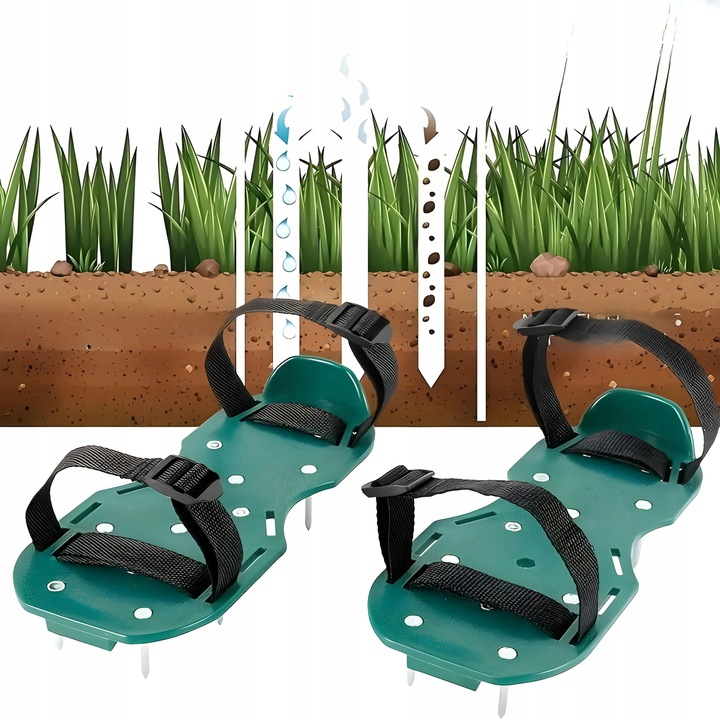 AERATOR BUTY DO TRAWY Z KOLCAMI TRAWNIKA WERTYKULATOR KOLCE