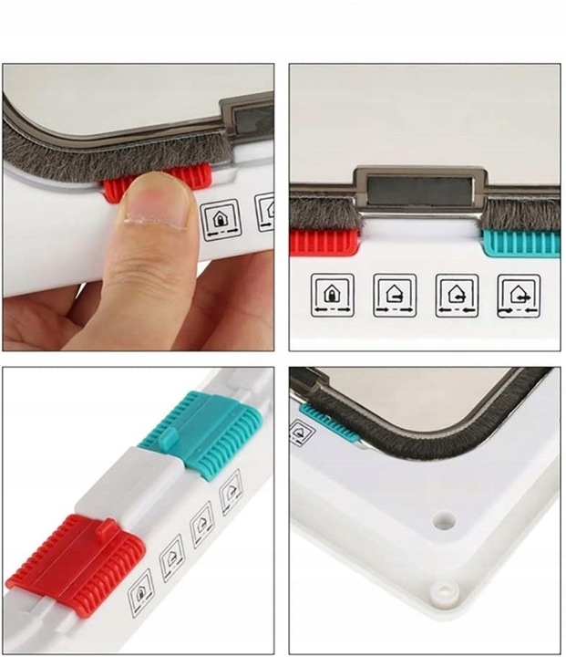 DRZWI Z KLAPĄ DLA PSA KOTA DRZWICZKI WAHADŁOWE KLAPA 4 SPOSOBY BIAŁE S