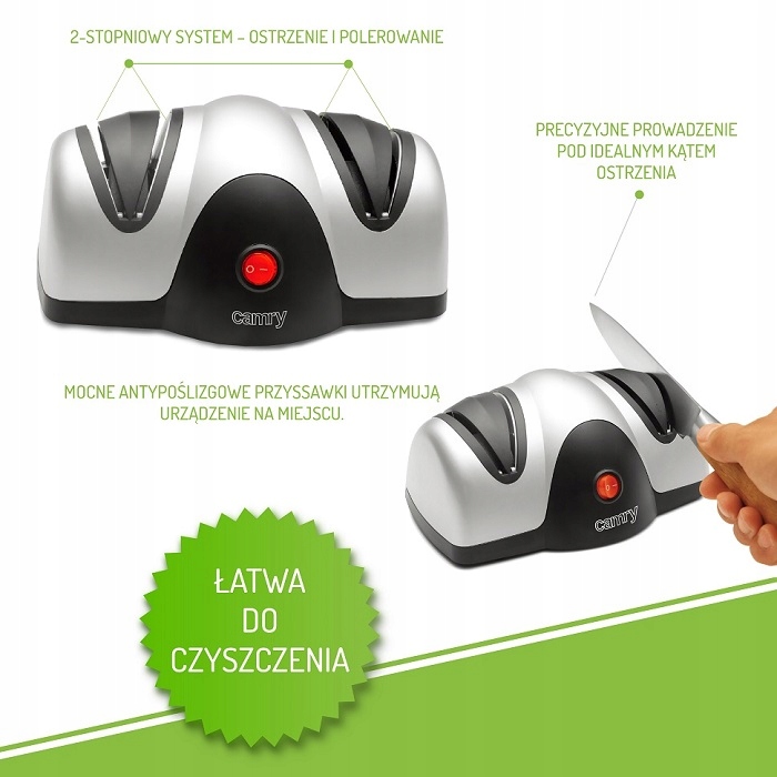 ELEKTRYCZNA OSTRZAŁKA DO NOŻY 2 FUNKCJE CR4469