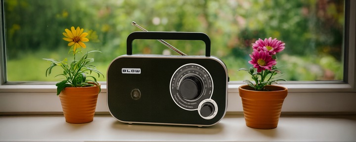 RADIO KUCHENNE RETRO BLUETOOTH USB SD 230V PRZENOŚNE NA BATERIE R6