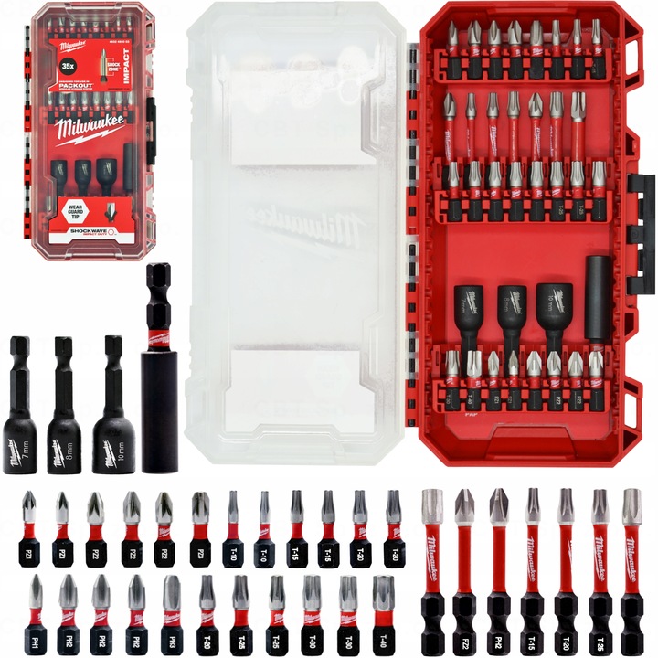 Milwaukee Zestaw bitów udarowych 35sztuk 4932492003