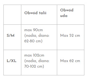 Promees harness NADIA SEXY erotyczny ozdobny pas RED S/M