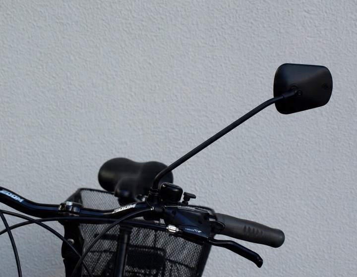 Lusterko rowerowe długie ramię AJS PLUS, POLSKIE
