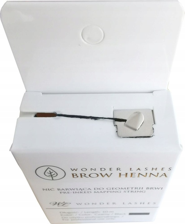 Nić barwiąca do geometrii brwi Black Wonder Lashes