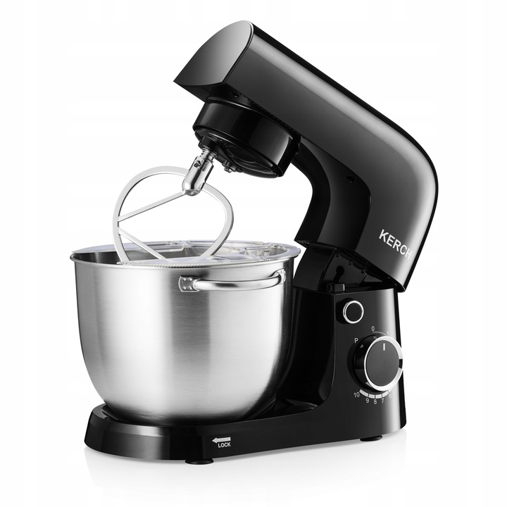 ROBOT KUCHENNY PLANETARNY MIKSER Z MISĄ KERCH MALIA BLACK 5L
