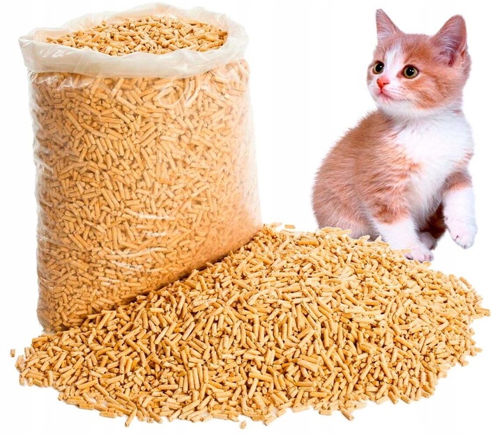 ŻWIREK DREWNIANY 15KG DLA CHOMIKÓW KRÓLIKÓW KOTÓW