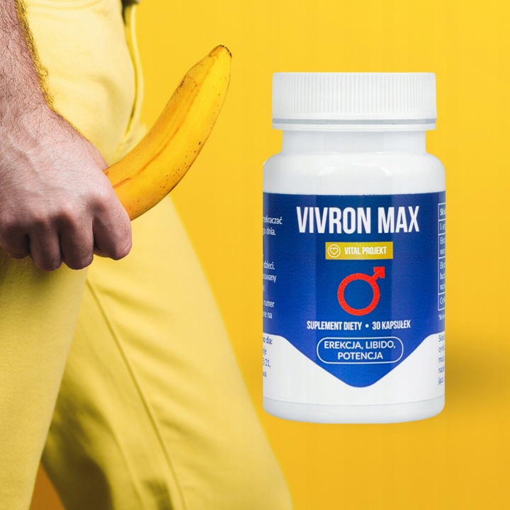 VIVRON MAX TABLETKI POTENCJA LIBIDO PORZĄDANIE EREKCJA POZIOM TESTOSTERONU