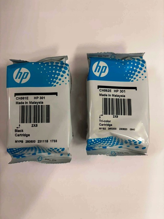 KOMPLET TUSZY HP 301 4630 4632 2540 3050 2050 1050