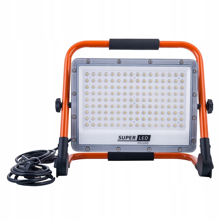 Halogen LED Budowlany 150W 16500lm Uchwyt Przenośny przewód 230V z