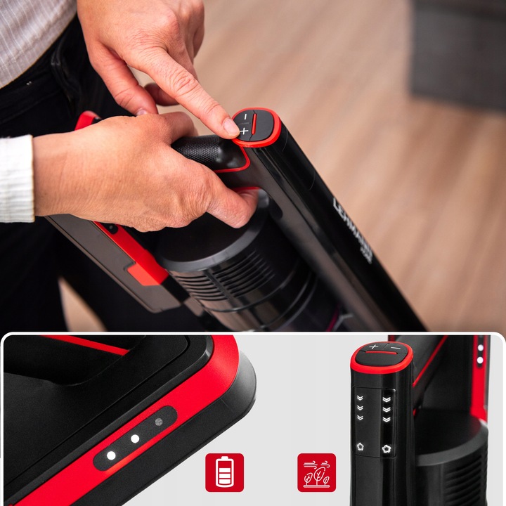 ODKURZACZ PIONOWY BEZPRZEWODOWY RĘCZNY LEHMANN BEZWORKOWY