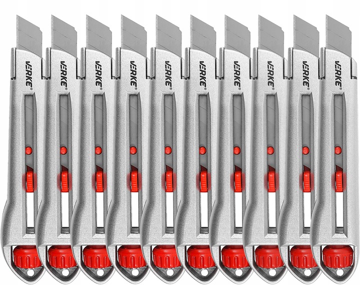 10x NÓŻ NOŻYK DO TAPET OSTRZE ŁAMANE WYMIENNE 18mm UNIWERSALNY