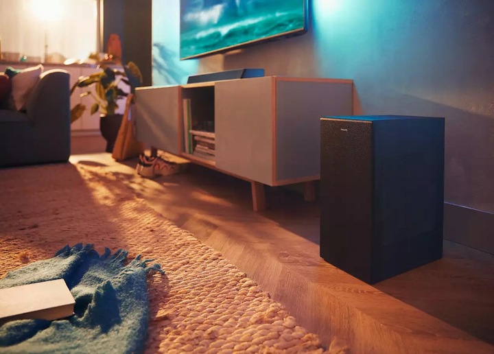 Soundbar 3.1 z bezprzewodowym subwooferem Philips 620W Dolby Atmos