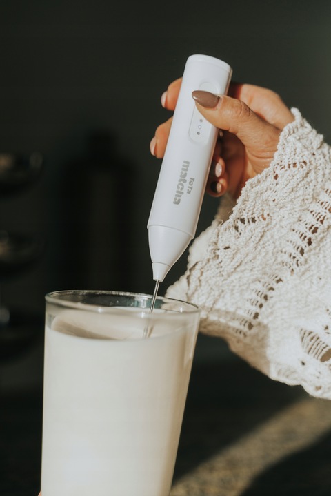 Spieniacz do mleka USB-C ręczny 3 tryby | Do kawy latte cappuccino,