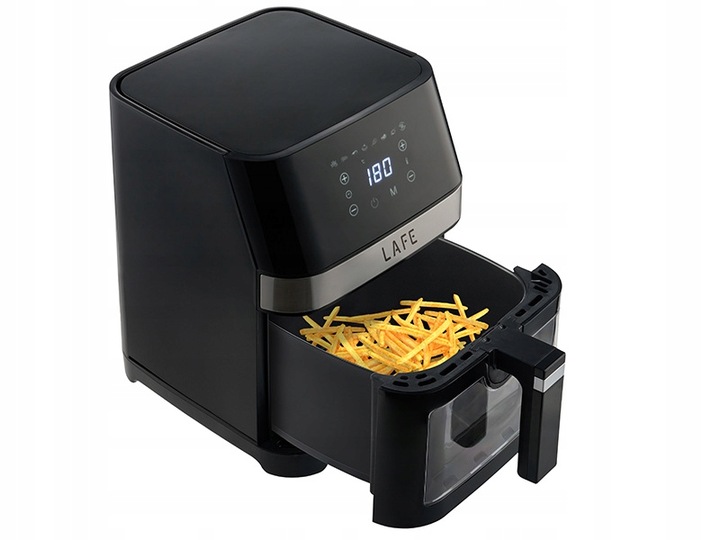 Frytkownica beztłuszczowa LAFE MasterFry 5L 1500W Czarna Rozmrażanie