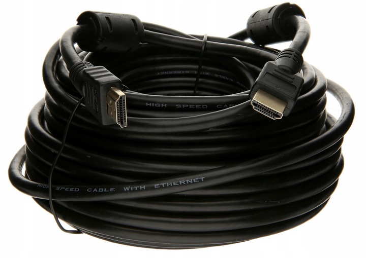 Kabel HDMI 15M PRZEWÓD GIĘTKI HIGH SPEED FULL HD 3D 1.4b 2160P 4K - PAWONIK