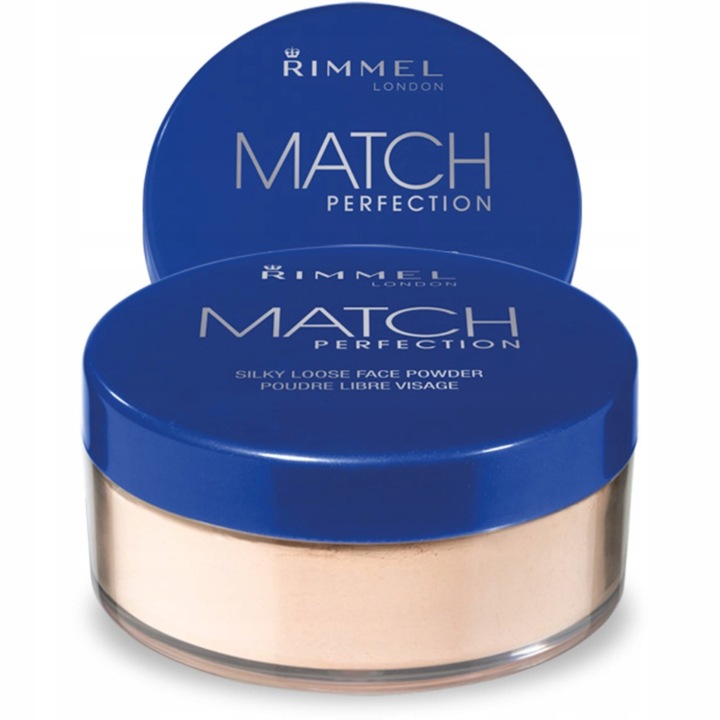 Rimmel Match Perfection Matujący Sypki Puder Do Twarzy Transparentny