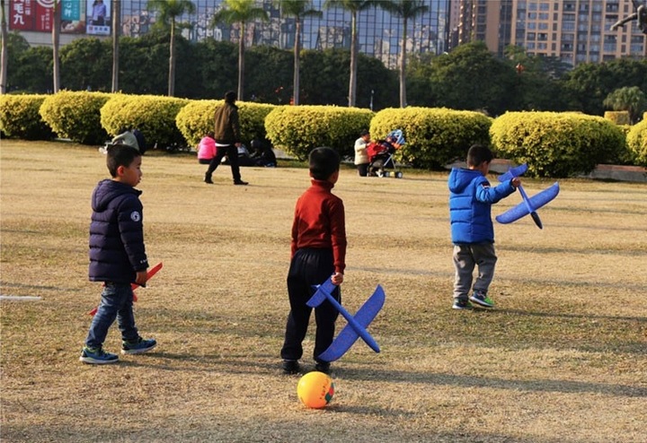Samolot Szybowiec Styropianowy DUŻY ze Styropianu OPAKOWANIE 5 SZT- KOLORY