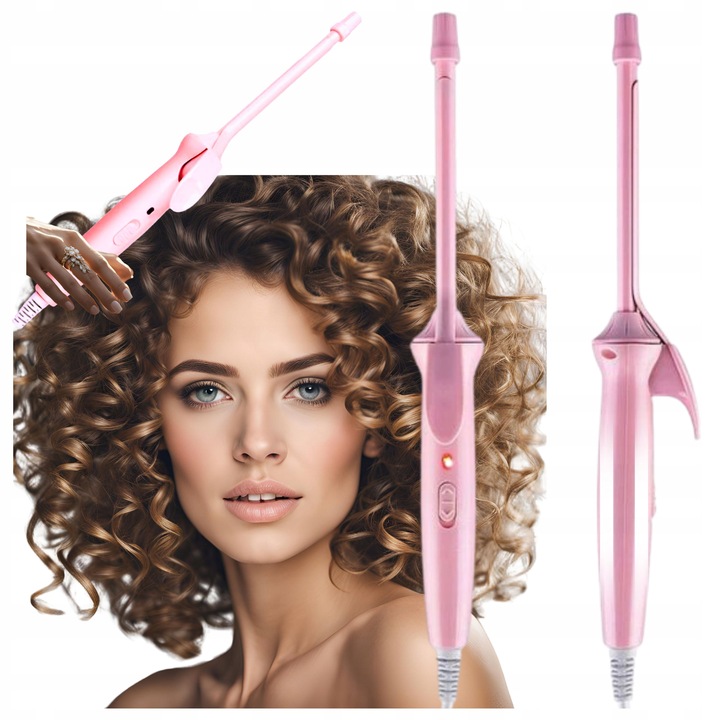 LOKÓWKA do włosów do KRĘCENIA loków szybkie nagrzewanie bez uszkodzeń