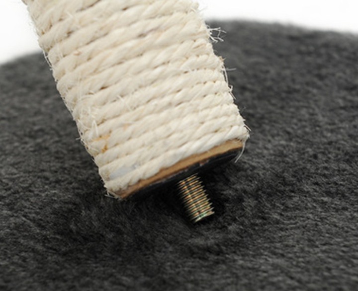 DRAPAK DLA KOTA SŁUPEK Z PIŁKĄ DO DRAPANIA WIEŻA 45CM SIZAL