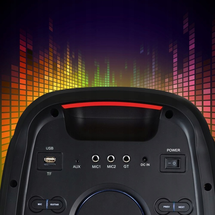 Głośnik Bluetooth Karaoke Manta 2x8' Manta ATTIS mikrofon SPK0802B120