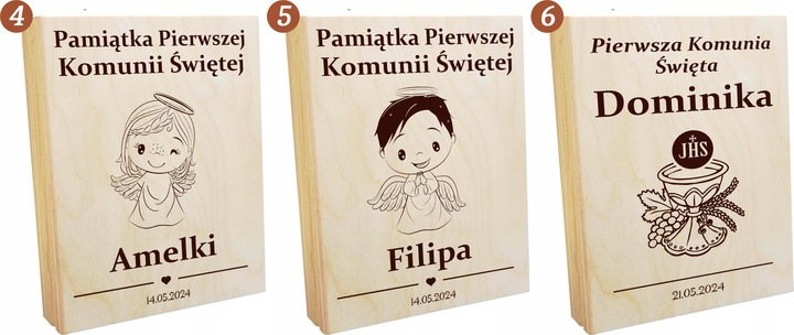 BIBLIA NA KOMUNIĘ PAMIĄTKA PIERWSZEKJ KOMUNII Z GRAWEREM PIĘKNY PREZENT