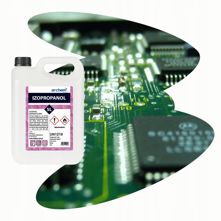 Alkohol Izopropylowy 99,9% IPA 5L Izopropanol czyszczenie Elektroniki,