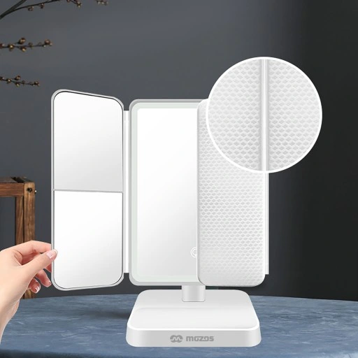 LUSTERKO DO MAKIJAŻU Z OŚWIETLENIEM LED PODŚWIETLANE POWIĘKSZAJĄCE PREMIUM