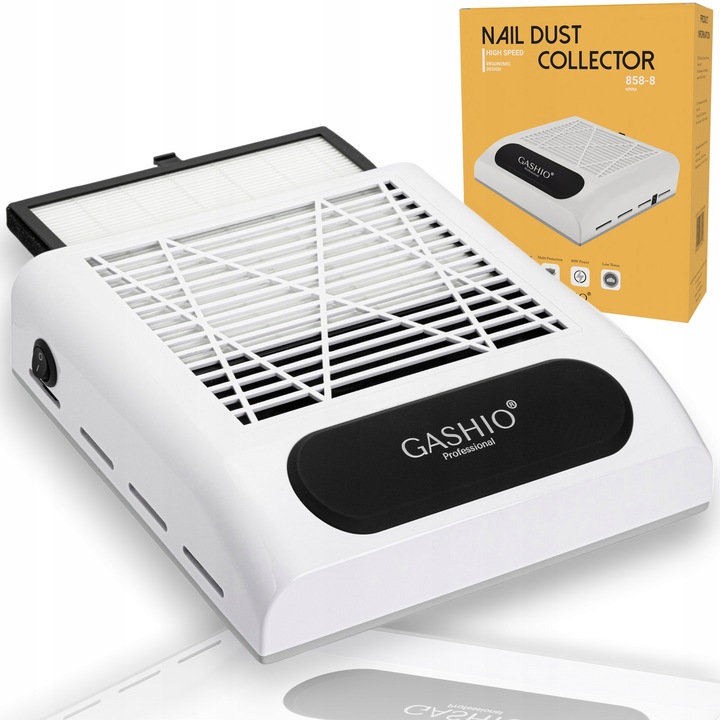Pochłaniacz Pyłu Do Paznokci Manicure Bezworkowy Z Filtrem HEPA 80W