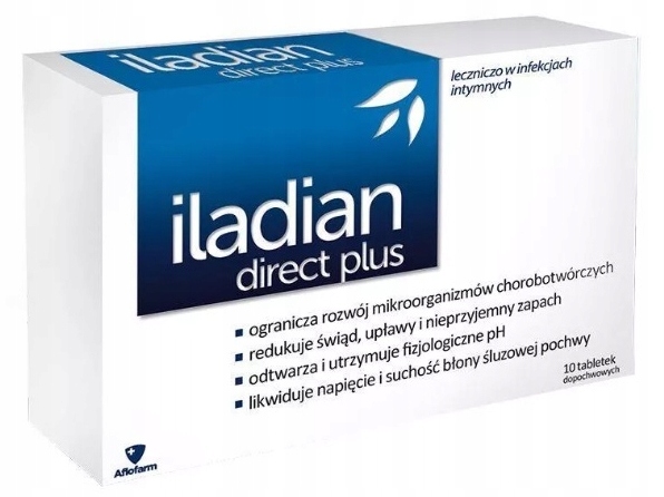 ILADIAN DIRECT PLUS 10tab ZDROWIE INTYMNE KOBIET