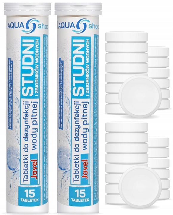 TABLETKI CHLOR do UZDATNIANIA WODY PITNEJ w STUDNI
